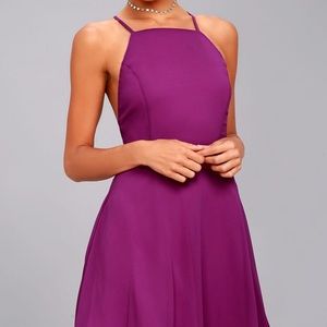 Criss-Cross back skater dress